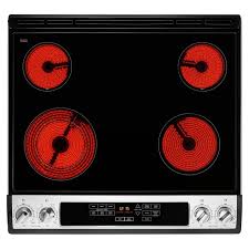 Or choose a preset temperature setting with bake assist temps. Amana Yaes6603sfs 30 Electric Range With Front Console