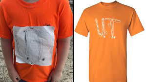 I know, i'm weird for saying this.) University Of Tennessee Turns Bullied Schoolboy S Diy T Shirt Design Into Official Merchandise Ctv News