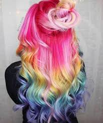 Short hair is easy to maintain. 97 Cool Rainbow Hair Color Ideas To Rock Your Summer