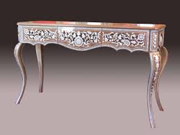 Console Table Inlaid With Mother Of Pearl And Abalone Furniture Table Home Decor