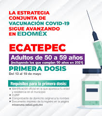 La adquisición de la vacuna es coordinada y autorizada para su uso por la comisión europea, según lo establecido por la agencia europea de medicamentos (ema). Gobierno Del Estado De Mexico On Twitter La Aplicacion De La Primera Dosis De La Vacuna Contra Covid 19mx Para Adultos De 50 A 59 Anos Se Llevara A Cabo En Ecatepec Hasta