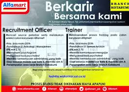 Lowongan kerja kebumen terbaru 2021 alfamart branch cilacap new lomanis, cilacap tengah, cilacap, jawa tengah, indonesia. Alfamart Job Informasi Lowongan Alfamart Branch Kotabumi Facebook