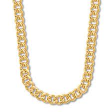 Maybe you would like to learn more about one of these? Men S Hollow Cuban Curb Chain Necklace 14k Yellow Gold 26 Kay