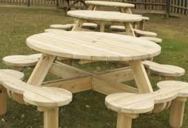 Picnic table up to 4 seats garden & patio tables. Woodwork Traditional Picnic Table Plans Pdf Plans Picnic Table Plans Round Picnic Table Picnic Table