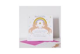 Un site que nous vous recommandons. 8 Cartes D Invitation Pour L Anniversaire De Filles Theme Licorne