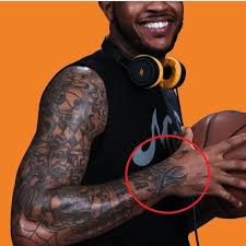 A girl's ankle is a really delicate spot and produces a visually charming stage of fascination. Carmelo Anthony S 28 Tattoos Their Meanings Body Art Guru