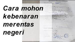 Contoh surat pelepasan bekerja semasa tempoh pkp (bahasa melayu) surat di bawah ini perlu dicetak menggunakan logo atau kepala surat syarikat. Borang Kebenaran Untuk Rentas Negeri Lima