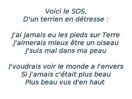 Sos d'un terrien en détresse (english translation). Gregory Lemarchal Sos D Un Terrien Detresse Lyrics Video Dailymotion
