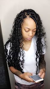 Hairstyles for natural hair of middle length. Goddeslocs Fauxlocs Bohemianlocs Locs Half Half Crochetfauxlocs Naturalhairstyles Hairstyles Protectivesty Hair Styles Boho Hairstyles Girl Hairstyles
