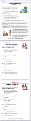 Math Story Camping Basic Math Skills Math Super Teacher Worksheets