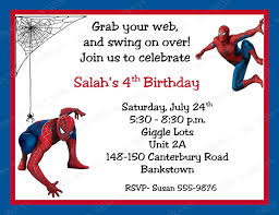 10 Spiderman Birthday Invitations With Envelopes Free Return Address Labels 7 99 Via Etsy