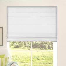 You know where it's cool though? Arlo Blinds White Cordless Bottom Up Blackout Fabric Roman Shade 28 5 In W X 60 In L Actual Size 04rba284600 The Home Depot