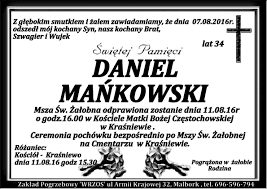 Daniel mankowski is on mixcloud. Zmarl Daniel Mankowski Zyl 34 Lata Tvmalbork Pl
