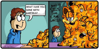 Garfield comics are written by jim davis , and published by paws incorporated in the united states of america, as well as in other countries all around the world. Surreal Terrifying Garfield Comics Are Suddenly Everywhere Cracked Com