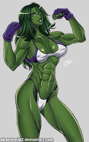 She Hulk's swimsuit by PhantomJAC on deviantART | Shehulk, Comic book girl,  Hulk