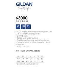 Gildan Softstyle Adult T Shirt 63000