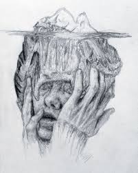 Isolated Art By Miranda Keller Follow My Instagram By Clicking The Photo To See More Art Iceberg Drawing Artist G Surreal Art Lovers Art Face Drawing