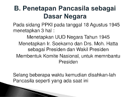 Makna pancasila sebagai dasar negara adalah bahwa pancasila digunakan sebagai dasar atau fundamen untuk mengatur pemerintah negara, atau pun sebagai dasar untuk mengatur seluruh penyelenggaraan. Berkomitmen Terhadap Pancasila Sebagai Dasar Negara Ppt Download