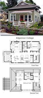 Ideas House Plans One Story Retirement Stairs House Blueprints Small House Cottage Homes
