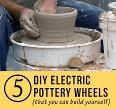 A used treadmill can supply a matching motor and speed controller, while a wheel, hub, bearing and spindle from a car can be purchased from a junkyard. 5 Diy Electric Pottery Wheels Claygeek