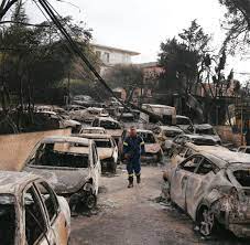 0 kalifornien, vereinigte staaten juli 2018 / august 2018 (siehe auch: Feuer In Griechenland Retter Durchstreifen Hauser Rufen Hinein Totenstille Welt