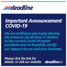 The announcement extending the orders could come today. Important Announcement About Covid 19 Deadline Couriers Parcel Delivery And Courier Service