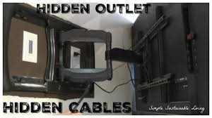 Hide cable clutter in your home or office with these fantastic cable tidy boxes. How To Add An Outlet Behind Your Tv And Hide Your A V Cables Youtube