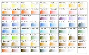 Colour Chart Derwent Studio Range By Davidrak Deviantart