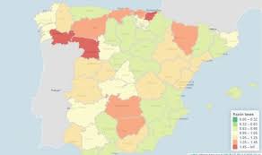 It occupies about 85 percent of the iberian peninsula, which it shares with its smaller neighbor portugal. Cuarta Ola Covid En Espana Incidencia Baja En 20 Provincias