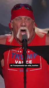 Hulk Hogan riled up the RNC crowd, ripping off his shirt and giving a  full-throated endorsement for former Pres. Trump: “Let Trumpamania rule  again, let Trumpamania make America great again.” Trump gave