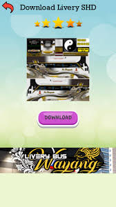 Silahkan download livery bussid shd dibawah ini. Livery Bus Wayang Fur Android Apk Herunterladen