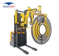 Semi-Automatic Stacker Truck Lifting Aluminum Coils Coil Handling  Electrical Vacuum Lifter