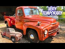 Image result for Orange 1952 Truck