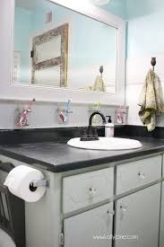 You need to have a good amount how to paint kitchen countertops if you are fed up with the old and boring look of your countertops and what to change the look of your kitchen without. I Chalk Painted My Countertops Lolly Jane Bathrooms Remodel Budget Bathroom Remodel Small Bathroom Remodel