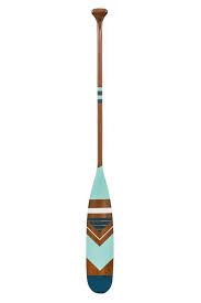 Wooden Canoe Paddle Nautical Decoration Navajo Pattern Etsy Painted Paddles Oar Decor Nautical Wall Art