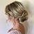 Messy Low Bun Wedding Hair