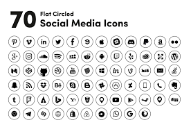 Black And White Contacts Icon Black Circled Social Media Icons Social Media Icons Media Icon Social Media Template