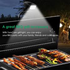 Tomcare Grill Light Super Bright 10 Led Barbecue 360 Degree Rotation Waterproof Grill Lights Bbq Lights Touch Control Grill Accessories Outdoor Battery Operated Bbq Accessories For Bbq Grill Garden