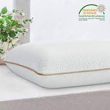 Bedstory Oreiller A Memoire De Forme Oreiller Ergonomique Gel Infuse Oreiller Cervicales Douloureuses Housse Hypoallergenique Lavable En Tencel Mattress Pillows