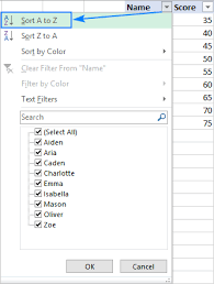 Ianswer = msgbox(sort sheets in ascending order. How To Alphabetize In Excel Sort Alphabetically Columns And Rows
