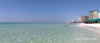 A monochrome photo of a sunset sky above destin beach, florida. Destin Beach Destin Beaches Fl Destin Map