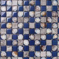 Us $16.73 us $26.73 37% off. Express Shipping Free Blue Glass Mosaic Tiles With Natural Shells Hme6024 For Bathroom And Kitchen Backsplash Tile For Kitchen Kitchen Tilestiles Kitchen Aliexpress
