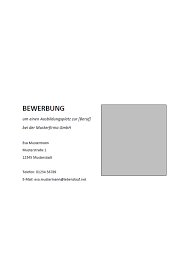 Check spelling or type a new query. Bewerbung Fur Eine Ausbildung Kostenlose Vorlage Muster Tipps