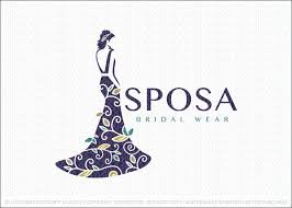 Sposa Bridal Readymade Logos For Sale Bridal Logo Boutique Logo Design Logo Design Women