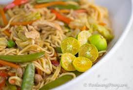 Saucy Pancit Canton Panlasang Pinoy Recipe Pancit Chicken Pancit Recipe Pancit Recipe