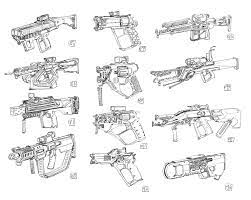 There are no complex shadows and lines. Artstation Draw 100 Guns At 4 Days Yintion J