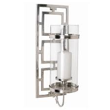 Wall candle sconces can bring warmth to almost any room in a way that's different from the lighting effect you will create with electric lights. Arteriors Wilson Candle Silver Wall Sconce Silver Candle Sconces Candle Wall Sconces Candle Sconces