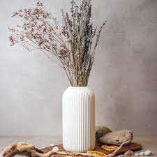 Ваза для сухоцветов КАПСУЛА, Белая - купить вазу в интернет-магазине OZON  по выгодной цене (1143833316)