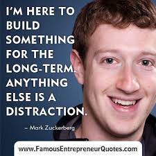 MARK ZUCKERBERG QUOTE: &quot;I&#39;m Here To Build Something For The Long ... via Relatably.com