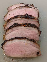 Sous Vide Pork Loin 137 For 3 Hours Finished It Like A Rib Roast In The Oven At 550 With A Mustard Garlic Herb Crust Probably The Best Pork Loin I Ve Made